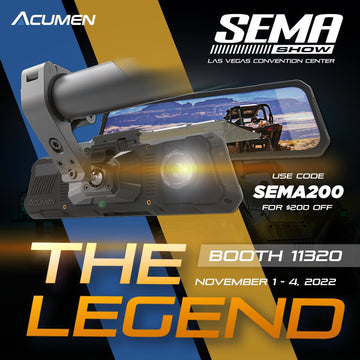 Acumen Unveils the Game-Changing Legend Mirror DVR Switching System at SEMA Show 2022