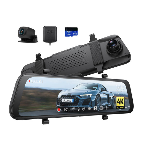 XR10 Pro 4K Front & 2.5K Rear Cameras, 10" IPS Touchscreen with Built-in Wi-Fi - Acumen Camera