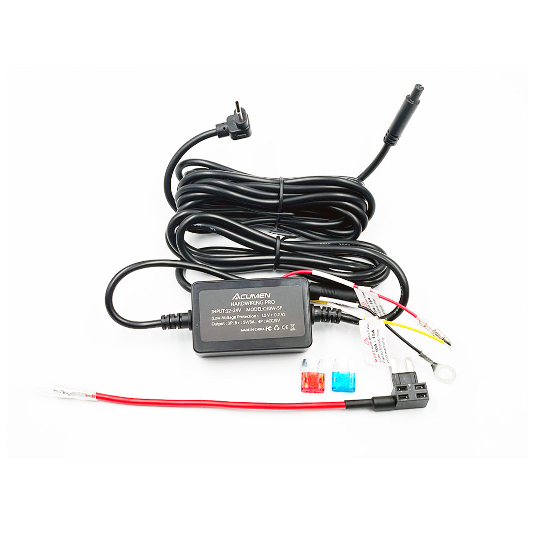 Hardwire Kit with Type-C Plug - Acumen Camera