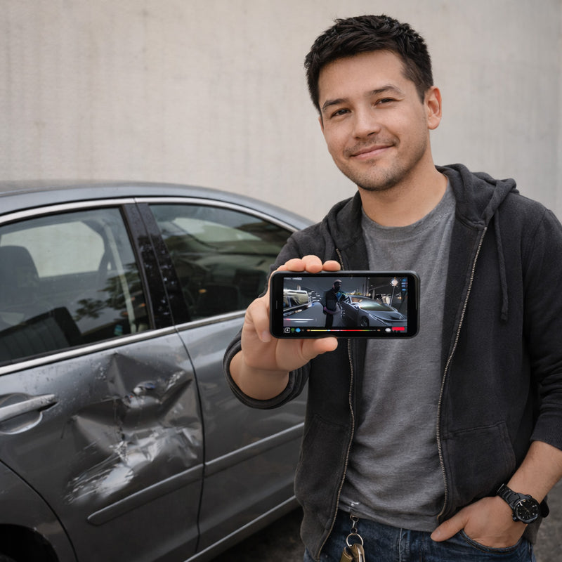 "Parked on the street overnight — came back to a dented door. Parking mode caught the whole thing. Neighbor paid without argument."— Mike, City Apartment Resident