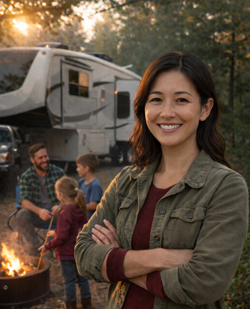 "Family camping trips with our RV and kids in tow. The side cameras spotted a low-hanging branch in time—protected the setup and gave me peace of mind on winding roads."— Rachel, Family Camper