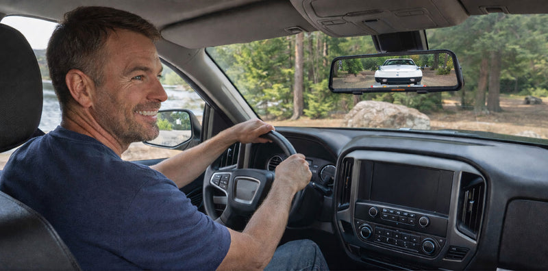 "I tow my boat every weekend to the lake. Acumen M4 rearview mirror made backing into a tight campsite spot effortless—no more blind spot guesses. Saved me from scraping the trailer on a rock."— Tom, Weekend Boater